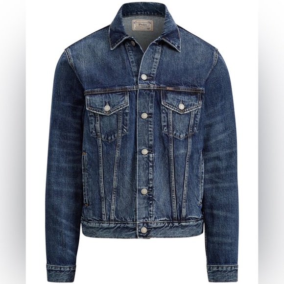men’s polo Ralph Lauren denim trucker jacket 2XB